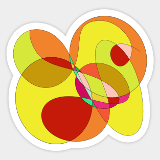 Mixed Circles Sticker